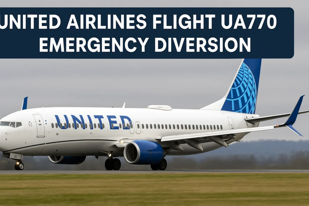 united airlines flight ua770 emergency diversion