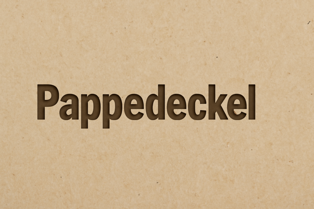 Pappedeckel